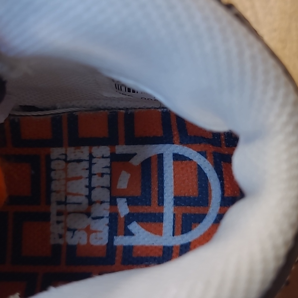 Nike Air Force 1 Mid 2007 Orange Blaze Patterson Square Gardens Shoes - Picture 9 of 10